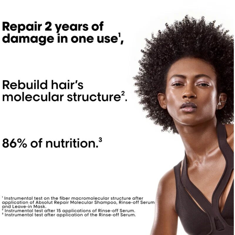 L’Oréal Professionnel Serie Expert Absolut Repair Molecular takarékos kiszerelés a károsult hajra