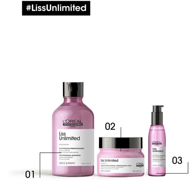 L’Oréal Professionnel Serie Expert Liss Unlimited kisimító maszk a rakoncátlan hajra 250 ml