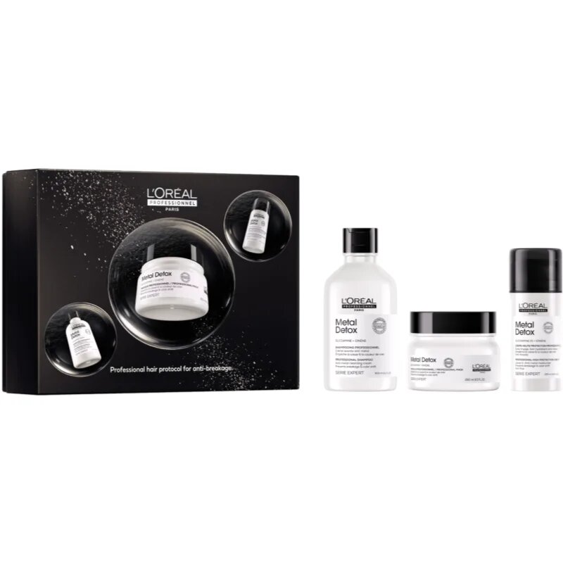 L’Oréal Professionnel Serie Expert Metal Detox ajándékszett a sérült és festett hajra
