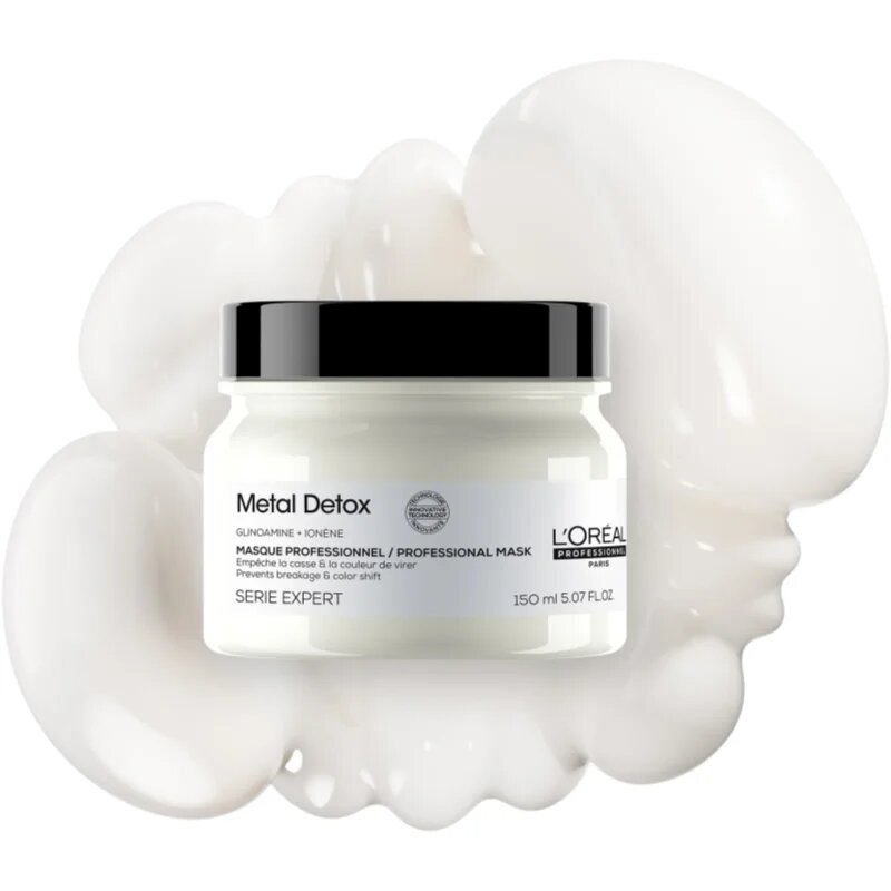 L’Oréal Professionnel Serie Expert Metal Detox mélyen tápláló maszk a festett és károsult hajra 150 ml