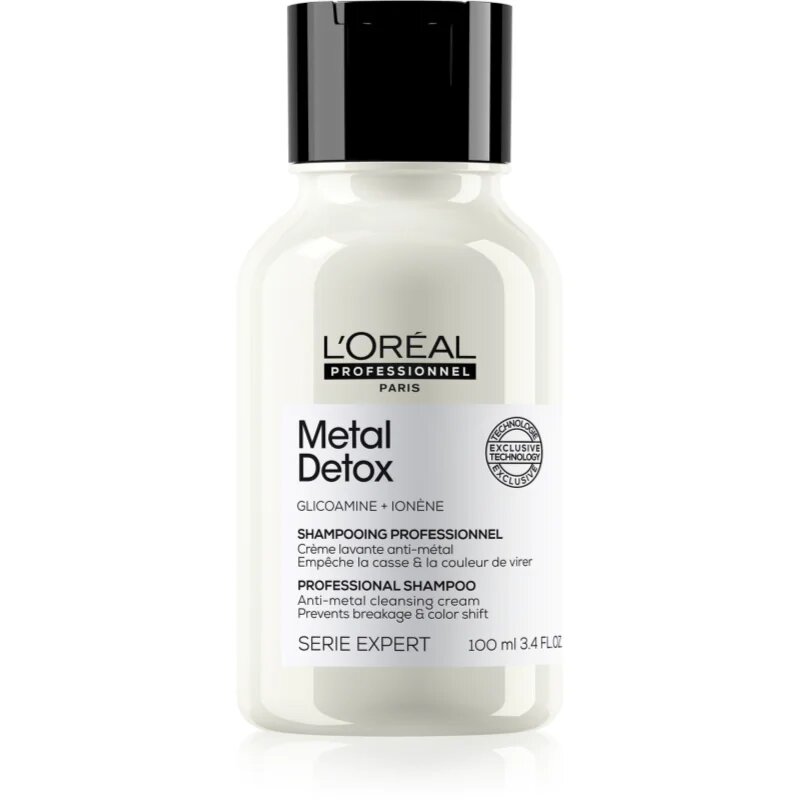 L’Oréal Professionnel Serie Expert Metal Detox mélyen tisztító sampon a festett és károsult hajra 100 ml