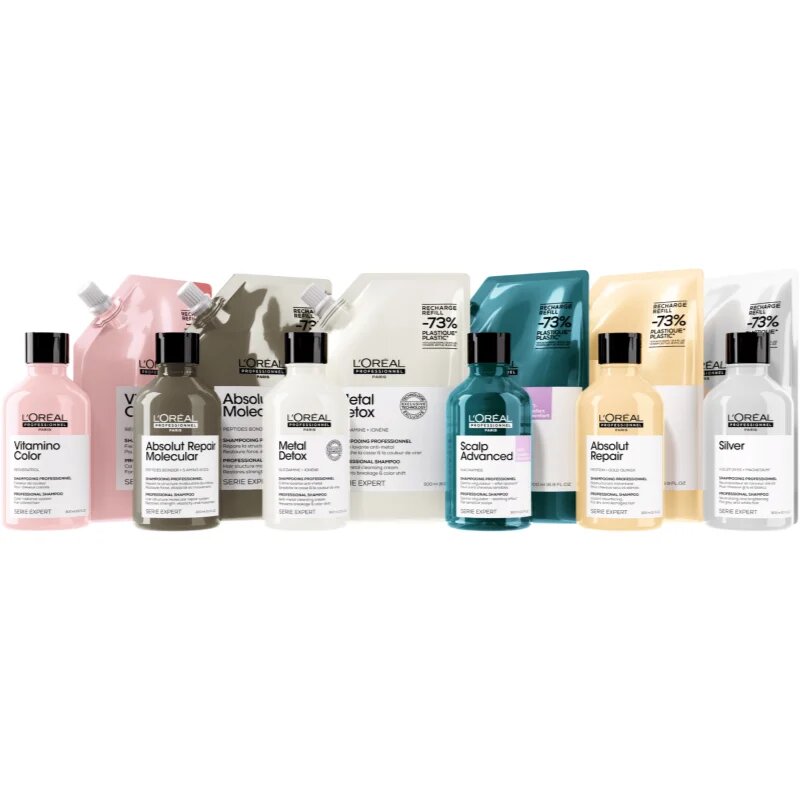 L’Oréal Professionnel Serie Expert Metal Detox mélyen tisztító sampon a festett és károsult hajra 500 ml