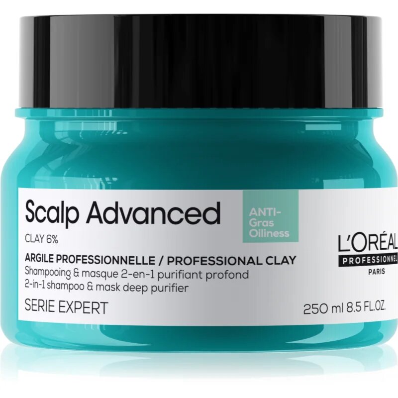 L’Oréal Professionnel Serie Expert Scalp Advanced 2 az 1-ben sampon és pakolás 250 ml