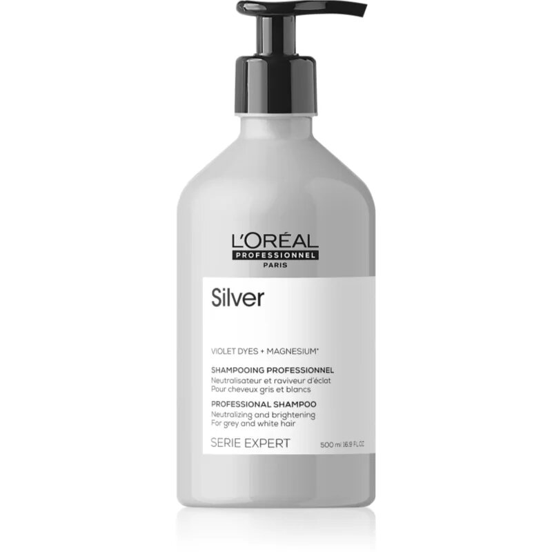 L’Oréal Professionnel Serie Expert Silver ezüst sampon ősz hajra 500 ml