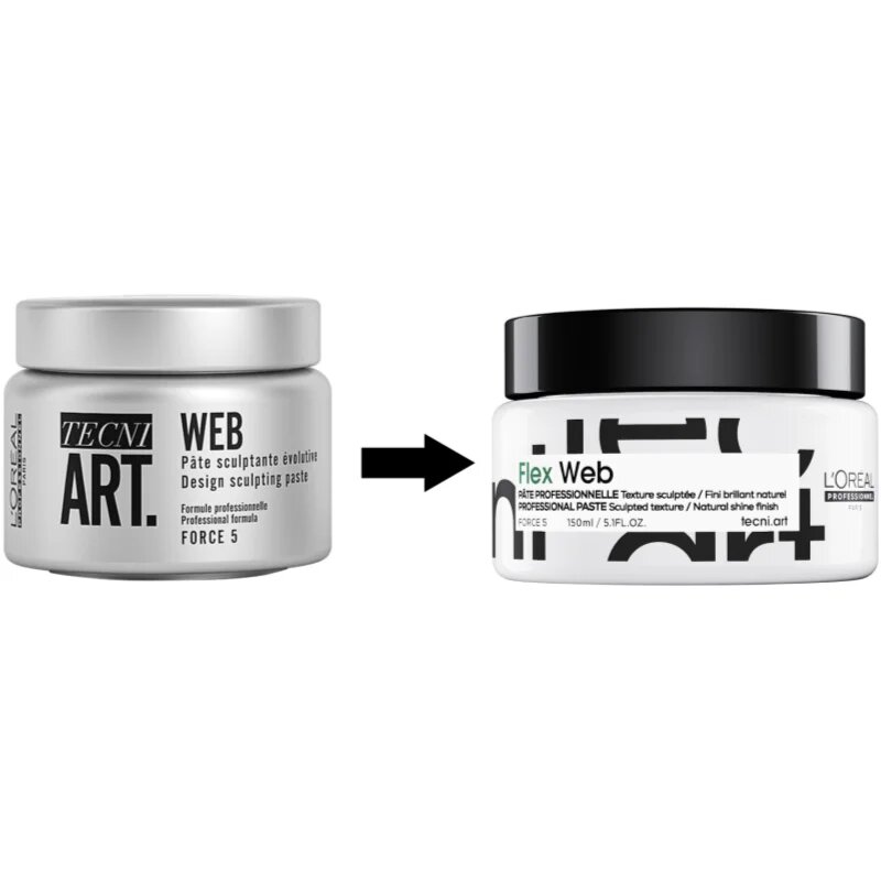 L’Oréal Professionnel Tecni.Art Web Design formázó paszta a formáért és a fényért 150 ml