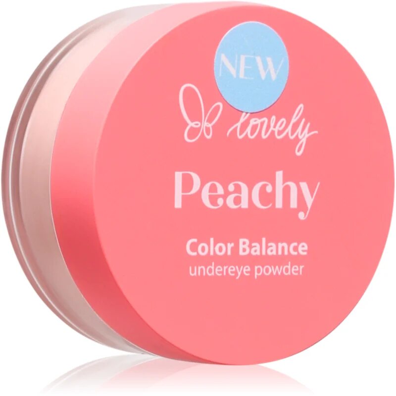Lovely Peachy Color Balance Undereye Powder porpúder árnyalat Peach 3.5 g
