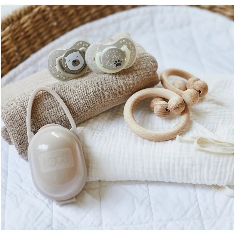LOVI Dummy Case 0+ m cumitartó doboz árnyalat Beige 1 db