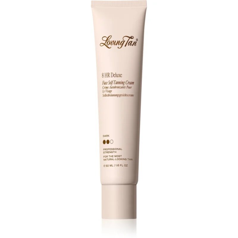 Loving Tan Deluxe Face Tan önbarnító arckrém árnyalat Dark 50 ml