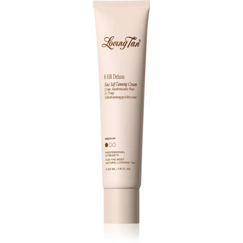 Loving Tan Deluxe Face Tan önbarnító arckrém árnyalat Medium 50 ml