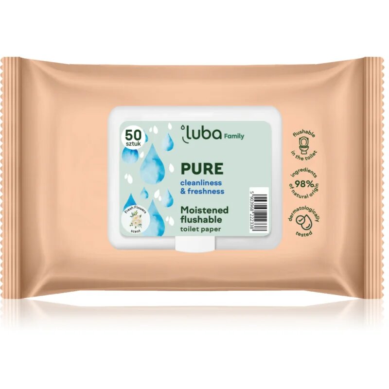 Luba Family Pure nedves WC papír 50 db