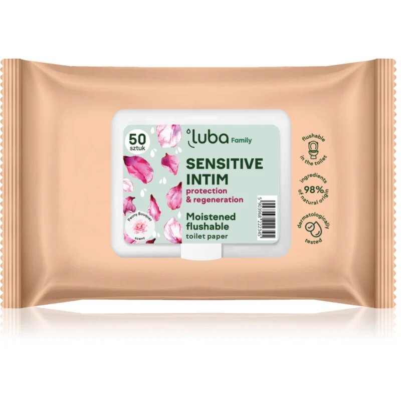 Luba Family Sensitive Intim nedves WC papír 50 db