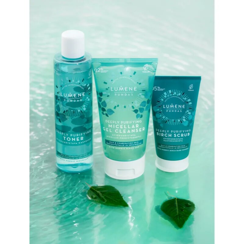 Lumene Deeply Purifying [PUHDAS] arctisztító peeling kombinált és zsíros bőrre 75 ml