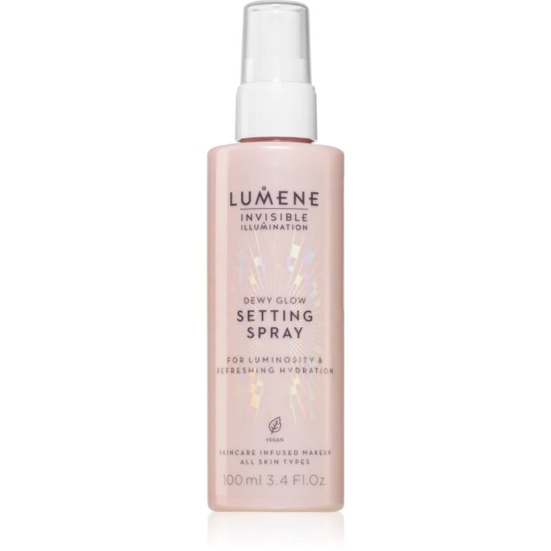 Lumene Invisible Illumination Dewy Glow élénkítő fixáló spray 100 ml
