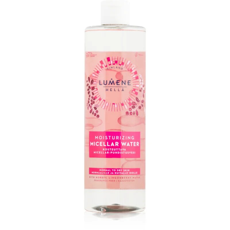 Lumene Moisturizing [HELLÄ] micellás víz normál és száraz bőrre 400 ml
