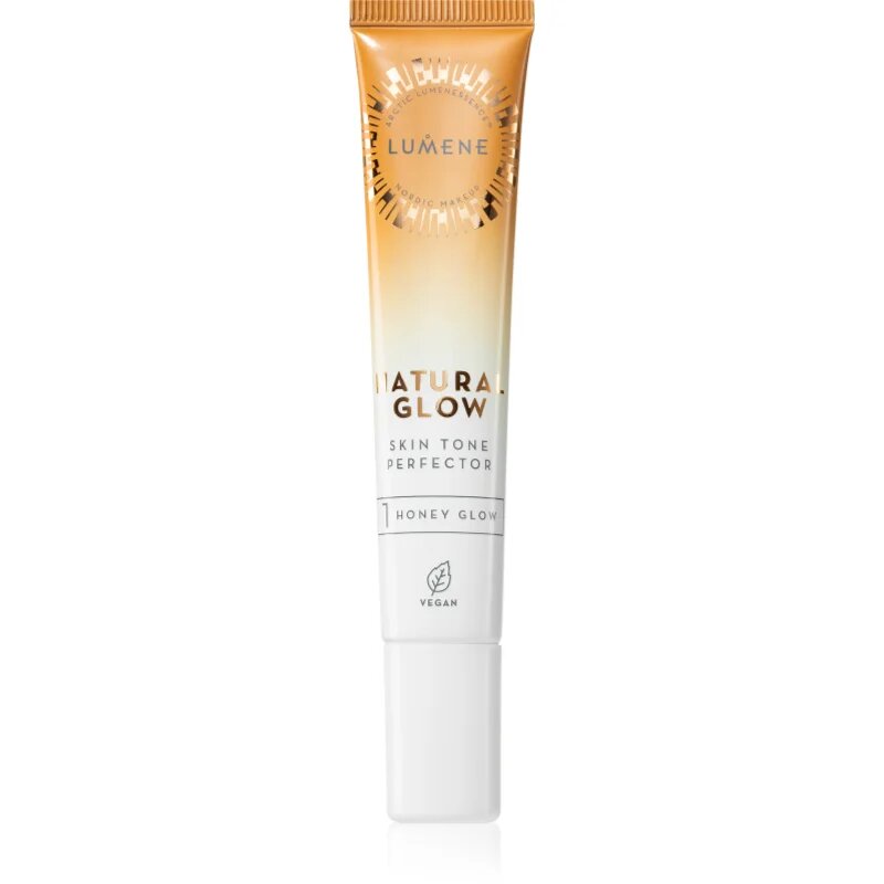 Lumene Natural Glow Skin Tone Perfector folyékony bőrélénkítő árnyalat 1 Honey Glow 20 ml