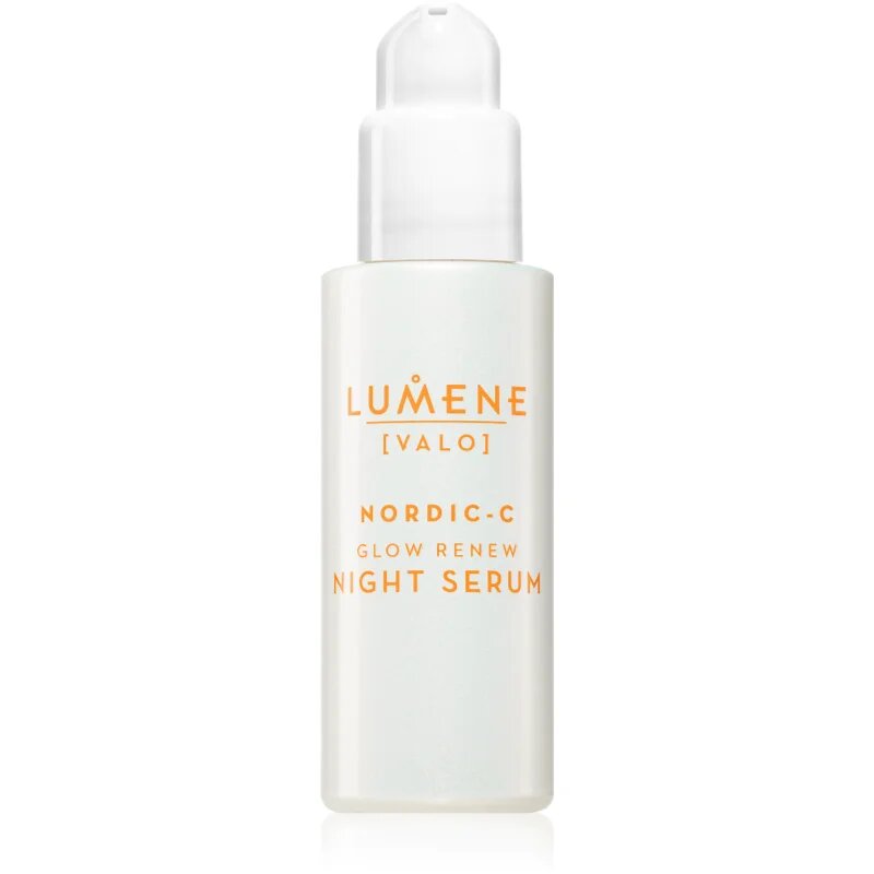 Lumene Nordic-C [VALO] Glow Renew éjszakai szérum az élénk és kisimított arcbőrért 30 ml