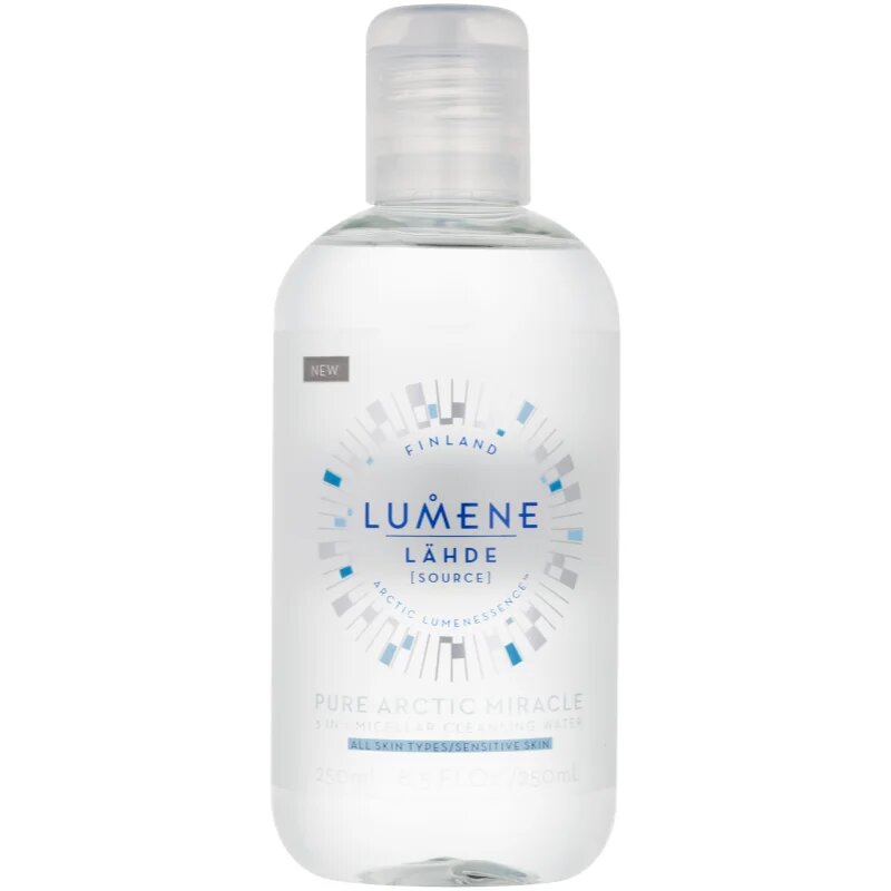 Lumene Nordic Hydra [LÄHDE] Pure Arctic Miracle micellás víz normál és száraz érzékeny bőrre minden bőrtípusra beleértve az érzékeny bőrt is 250 ml