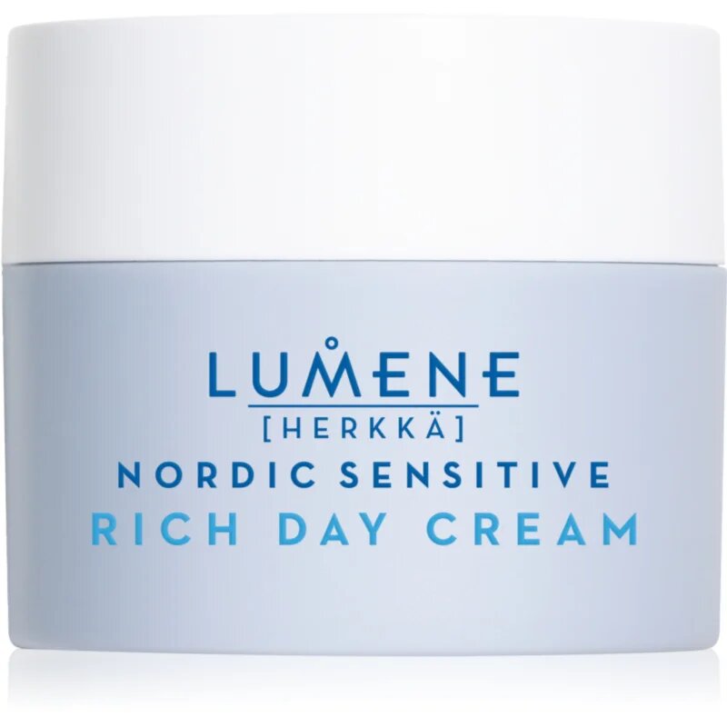 Lumene Nordic Sensitive [HERKKÄ] Rich Day Cream gazdag nappali krém száraz és érzékeny bőrre 50 ml