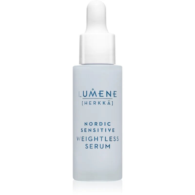 Lumene Nordic Sensitive [HERKKÄ] Weightless könnyű szérum az érzékeny bőr megnyugtatásához és erősítéséhez 30 ml