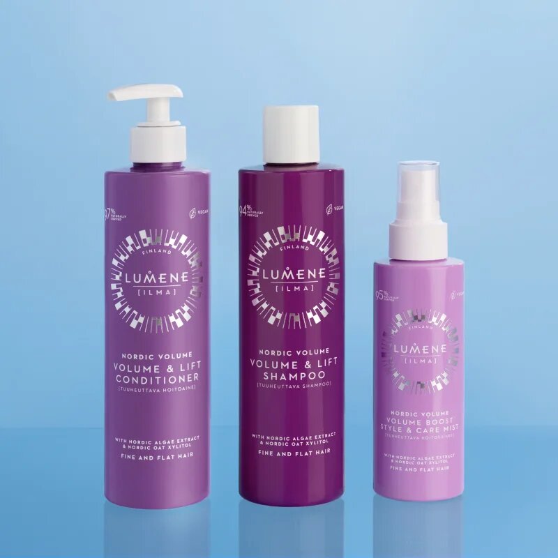 Lumene Nordic Volume [ILMA] Volume & Lift sampon a dús hajért finom és lesimuló hajra 300 ml