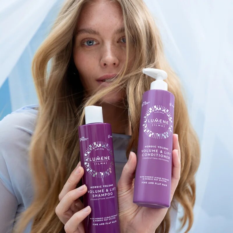 Lumene Nordic Volume [ILMA] Volume & Lift sampon a dús hajért finom és lesimuló hajra 300 ml