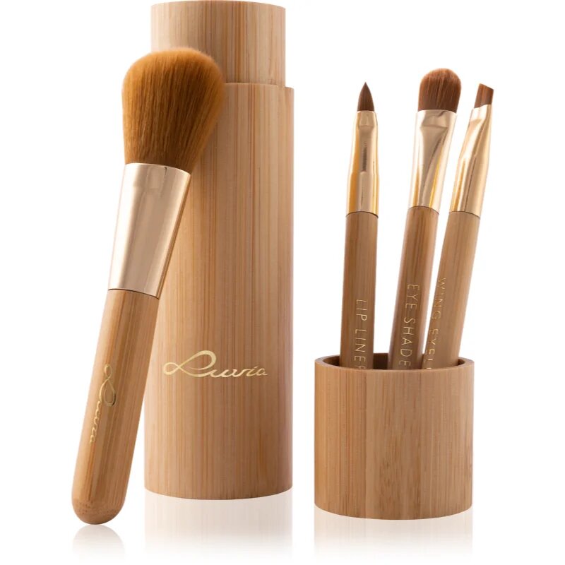 Luvia Cosmetics Bamboo Travel ecset szett utazó