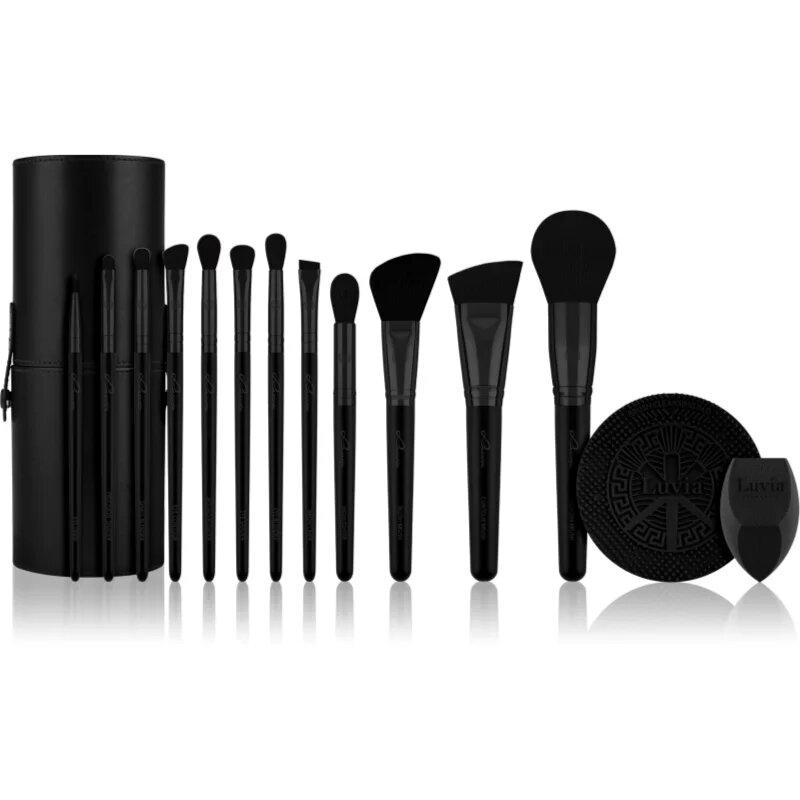 Luvia Cosmetics Prime Vegan Pro Black Edition ecset szett 12 db