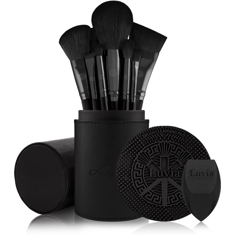 Luvia Cosmetics Prime Vegan Pro Black Edition ecset szett 12 db