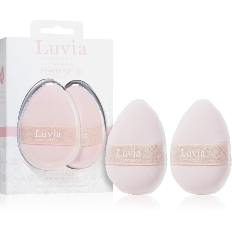Luvia Cosmetics The Puffys Powder Puff Set puffni Candy 2 db