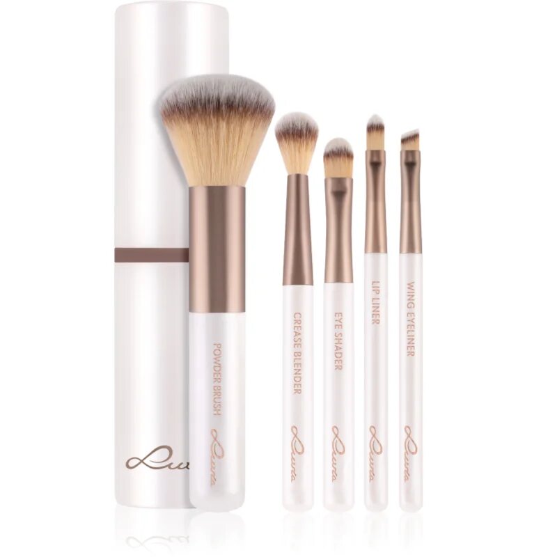 Luvia Cosmetics Travel Set Macchiato ecset szett utazó 5 db