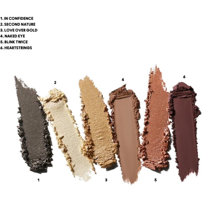 MAC Cosmetics Connect In Colour Eye Shadow Palette 6 shades szemhéjfesték paletta árnyalat Nude Board 6.25 g