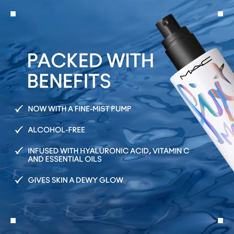 MAC Cosmetics Fix+ Magic Radiance smink fixáló spray arcra (élénkítő) 100 ml