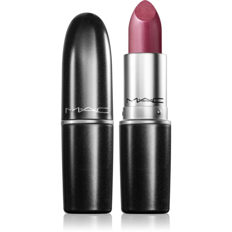 MAC Cosmetics Frost Lipstick hosszan tartó rúzs gyöngyházfényű árnyalat Plum Dandy 3 g