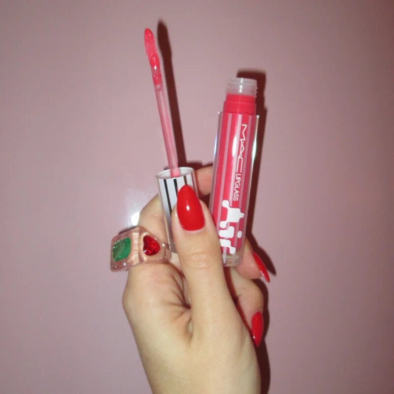 MAC Cosmetics Lipglass Air Mini hidratáló ajakfény árnyalat Aesthetic 2.6 ml