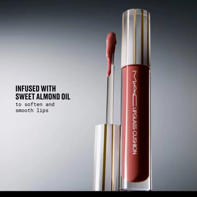 MAC Cosmetics Lipglass Cushion High-Pigment Oil erősen pigmentált ajakolaj árnyalat Pulse 5 ml
