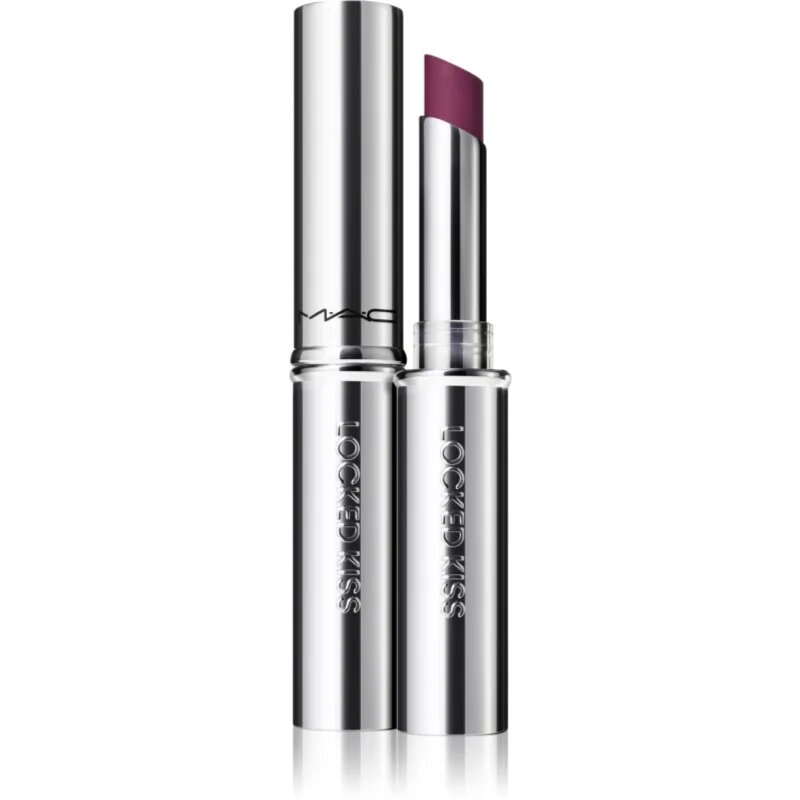 MAC Cosmetics Locked Kiss 24h Lipstick Ultra matt hosszantrató rúzs árnyalat Rein 1.8 g