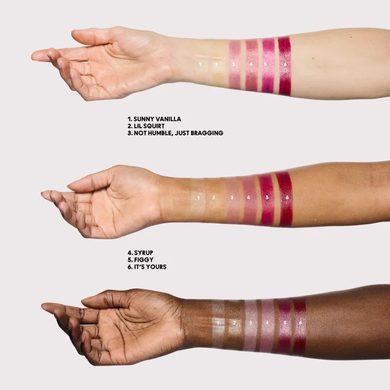 MAC Cosmetics Lustreglass Sheer-Shine Lipstick fényes ajakrúzs árnyalat Figgy 3.5 g