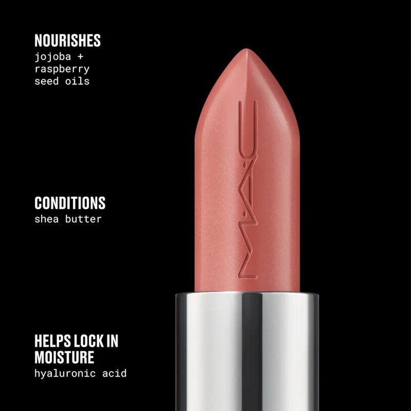 MAC Cosmetics Lustreglass Sheer-Shine Lipstick fényes ajakrúzs árnyalat Well Well Well! 3.5 g