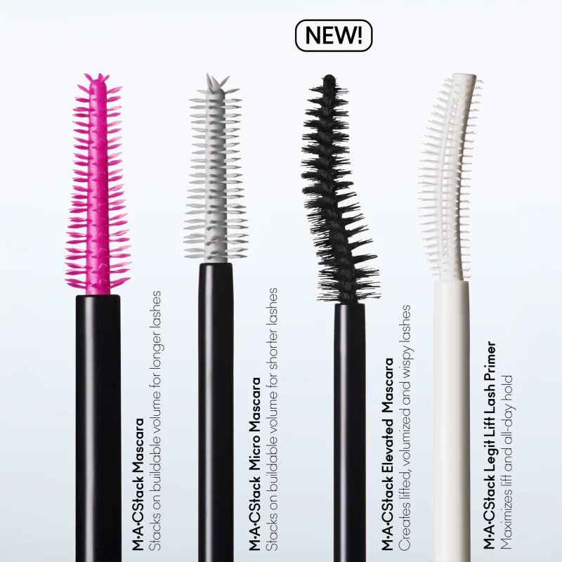 MAC Cosmetics MACStack Elevated Mascara hosszantartó szempillaspirál a dús és ívelt pillákért 12 ml