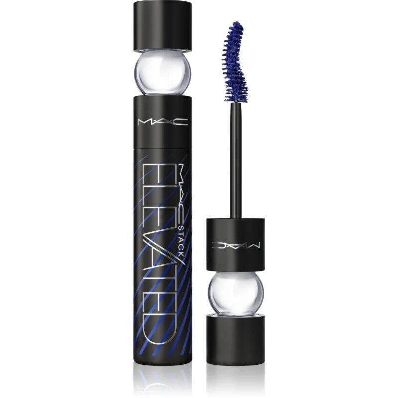 MAC Cosmetics MACStack Elevated Mascara hosszantartó szempillaspirál a dús és ívelt pillákért árnyalat Denim Stack 12 ml