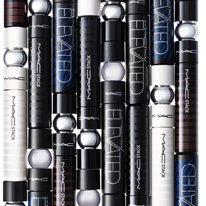 MAC Cosmetics MACStack Elevated Mascara hosszantartó szempillaspirál a dús és ívelt pillákért árnyalat Denim Stack 12 ml