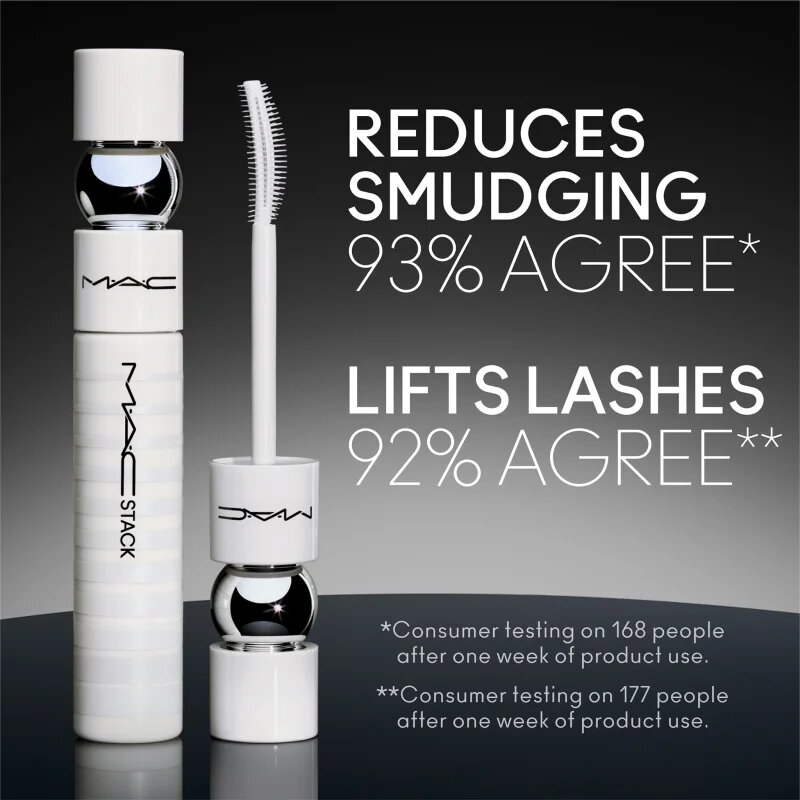 MAC Cosmetics MACStack Legit Lift Lash Primer alapozó bázis szempillaspirál alá árnyalat Stark Stack 12 ml