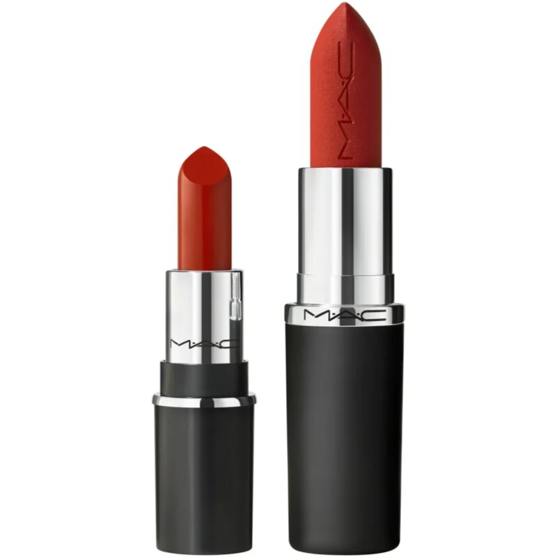 MAC Cosmetics MACximal Mini Silky Matte Lipstick mattító rúzs árnyalat Chili 1.7 g
