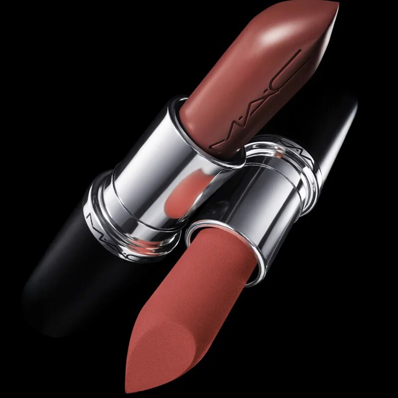 MAC Cosmetics MACximal Mini Silky Matte Lipstick mattító rúzs árnyalat Warm Teddy 1.7 g