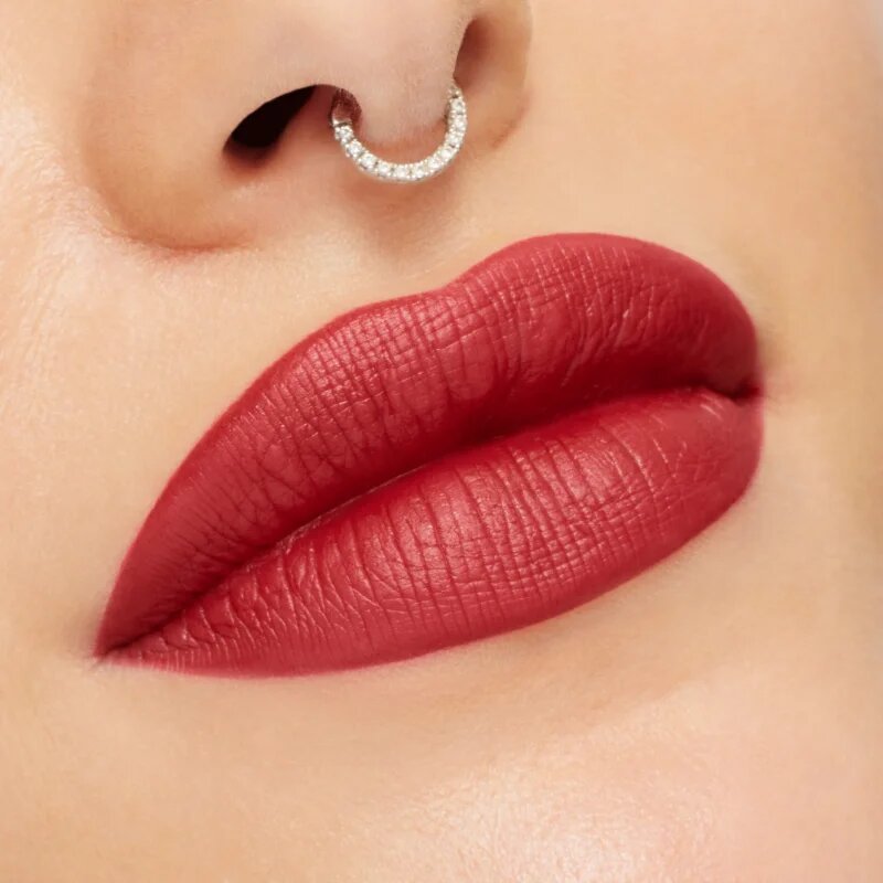 MAC Cosmetics MACximal Silky Matte Viva Glam Lipstick mattító rúzs árnyalat Viva Heart 3.5 g