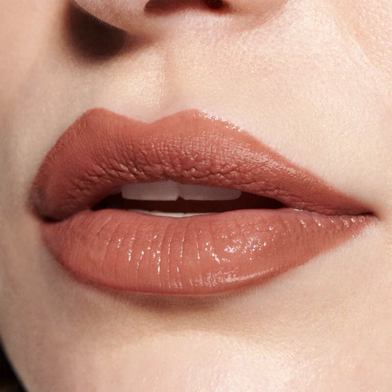 MAC Cosmetics Nudes Lustreglass Lipstick fényes ajakrúzs árnyalat Signature Move 3 g