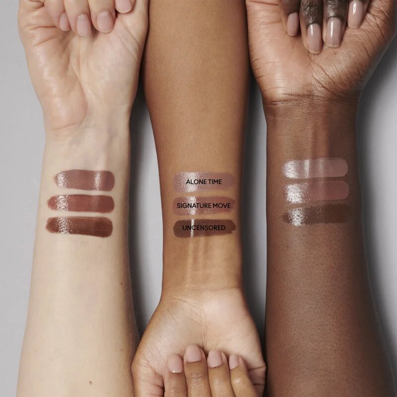 MAC Cosmetics Nudes Lustreglass Lipstick fényes ajakrúzs árnyalat Signature Move 3 g