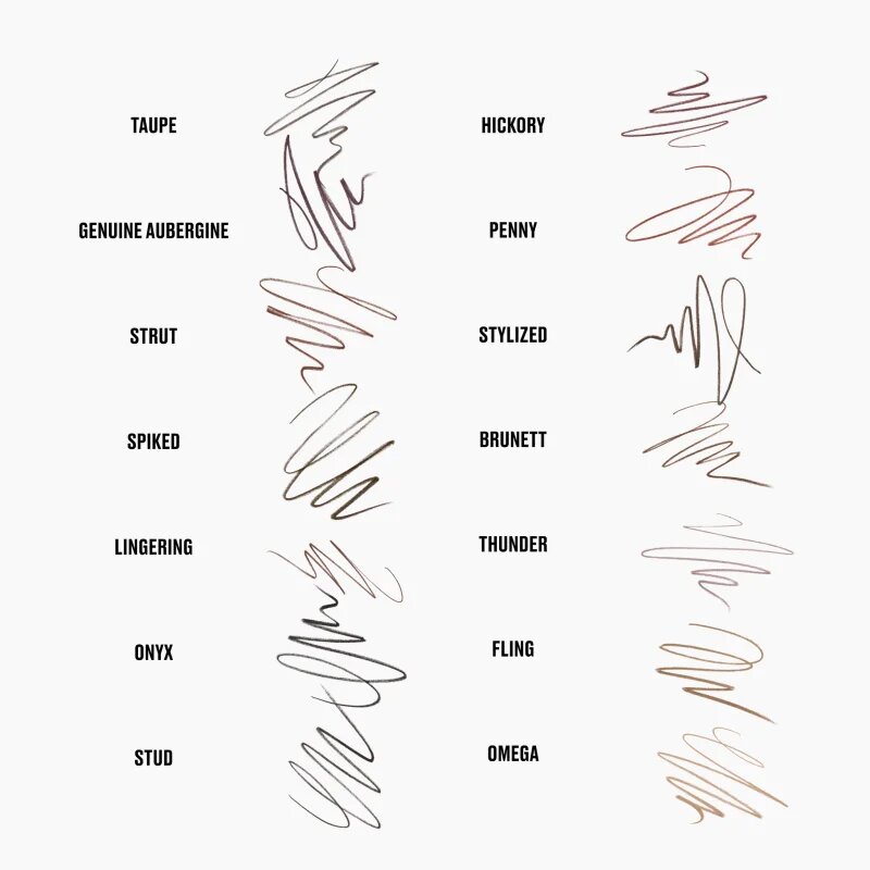 MAC Cosmetics Pro Brow Styler szemöldök ceruza árnyalat Genuine Aubergine 0.08 g