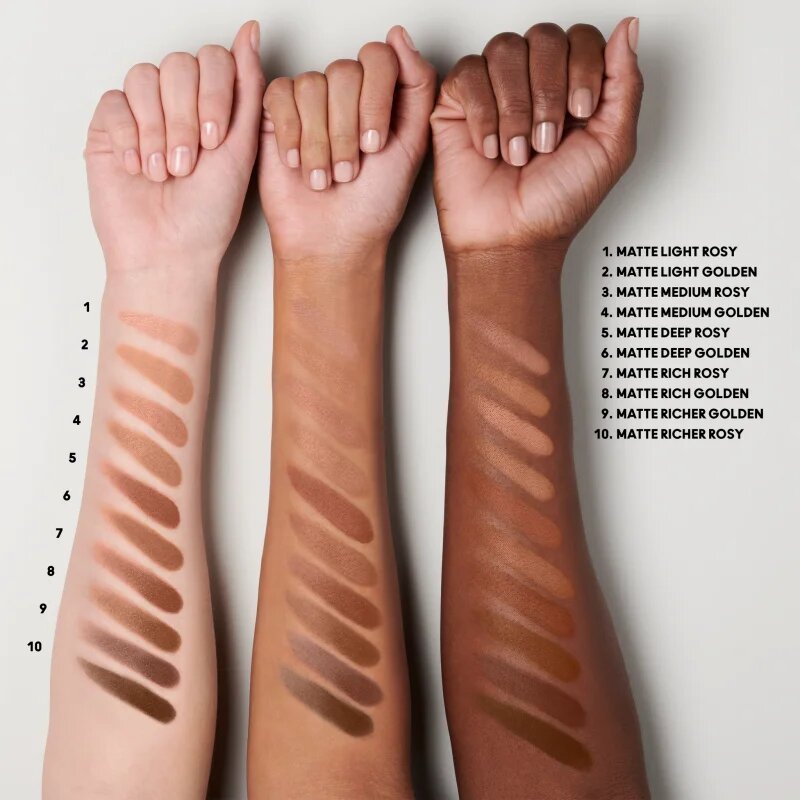 MAC Cosmetics Skinfinish Sunstruck Matte Bronzer bronzosító púder matt hatással árnyalat Rich Golden 8 g