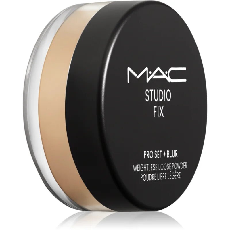 MAC Cosmetics Studio Fix Pro Set + Blur Weightless Loose Powder mattító fixáló púder árnyalat Medium 65 g